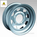 13 Inch Chrome Steel 8 Spoke Trailer Wheel